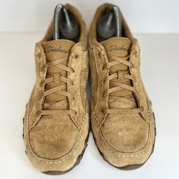 Skechers Women's Bikers Curbed 49336 Relaxed Fit Chocolate Casual Sneakers 9.5 - Picture 3 of 16